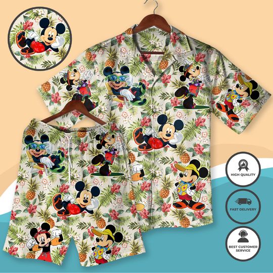 Discover Mickeyy Hawaii Shirt, Mickeyy Aloha Shirt, Disneyyy Hawaiian Shirt, Summer Vacation Hawaiian Shirt, Mickeyy mouse Hawaiian Shirt
