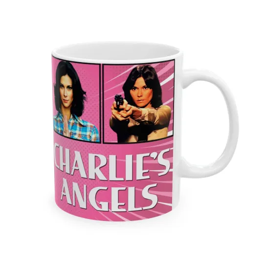 Discover Charlie's Angels Ceramic Mug, 11oz, Kate Jackson, TV Fan Gift, Vintage Retro