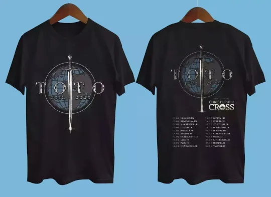 Discover TOTO Band World Tour 2025 Shirt, TOTO Band 2025 Shirt, TOTO Fan Gift