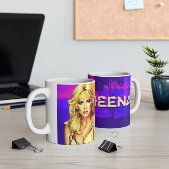 Discover Sheena Ceramic Mug 11oz, Classic Movie, Movie Fan Gift, Movie Cup, Tanya Roberts