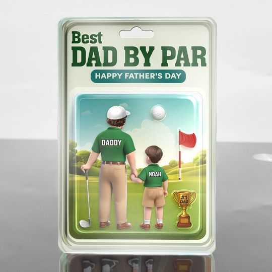 Discover Best Daddy By Par - Personalized Custom Acrylic Plaque