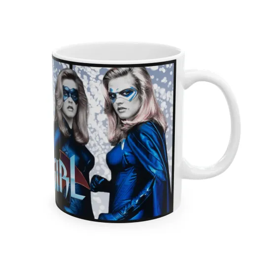 Discover Batgirl Ceramic Mug 11oz, Movie Fan Gift, Coffee Cup, Classic Movie