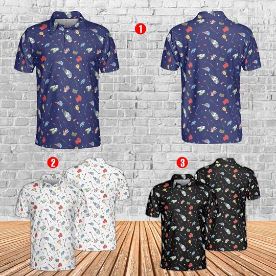Discover Funny Golf Polo Shirt, Retro Golf Polo Shirt For Golfer, Matching Golf Team Polo, Golf Lover Club Gift