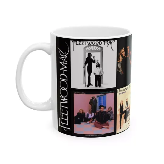 Discover Fleetwood Mac Ceramic Mug 11oz, Music Fan Gift, Coffee Cup, Pop Culture Kitchen