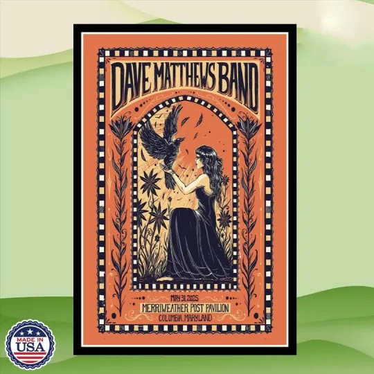 Discover Dave Matthews Band Merriweather Post Pavilion Columbia, MD May 31 2025 Show