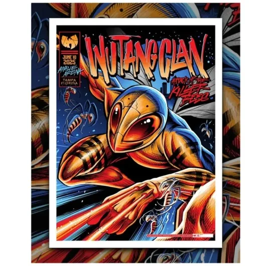 Discover Wu-Tang Clan in Tampa Florida at Amalie Arena on Jun 10 2025 Poster