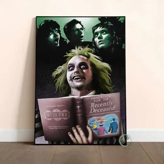 Discover Beetlejuice Poster, Rolled Poster Print, Movie Poster - Wall Decor, Gift For Fan