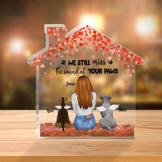 Discover Forever In My Heart - Dog gift for who lose dog - Personalized Custom Shaped Acrylic Plaque