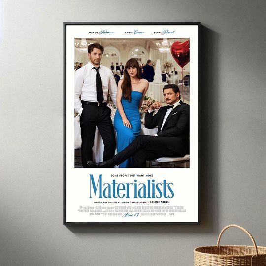 Discover Materialists Movie Poster | High Quality Canvas Print I 2025 Movie Poster