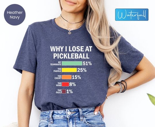 Discover Why I Lose At Pickleball Shirt, Pickleball Shirt, Funny Pickleball Enthusiast Tee, Pickleball Lover Inspirational Shirt