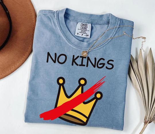 Discover No Kings Shirt, Funny Political Meme Shirt, No Kings In America Shirt