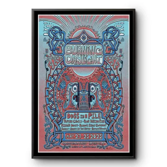 Discover Burning Day Light Wonderland Forest Lafayette, NY May Poster Wall Decor