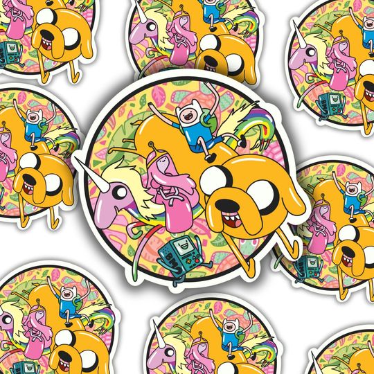 Discover Adventure Crew | cartoon, tv show, adventure time, kid, sticker, vinyl, cute,