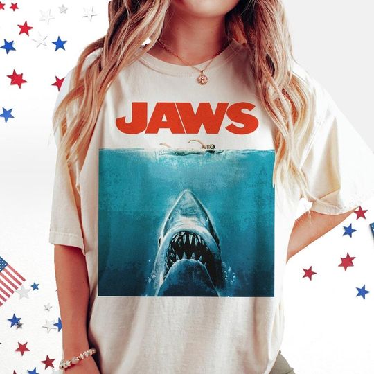 Discover Jaws 1975 Movie Vintage Shirt