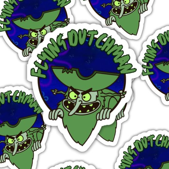 Discover Flying Dutchman | SpongeBob SquarePants, tv show, cartoon, 90s kid, sticker, vinyl