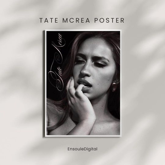Discover Tate McRae Inspired Art Poster, Fan Gift