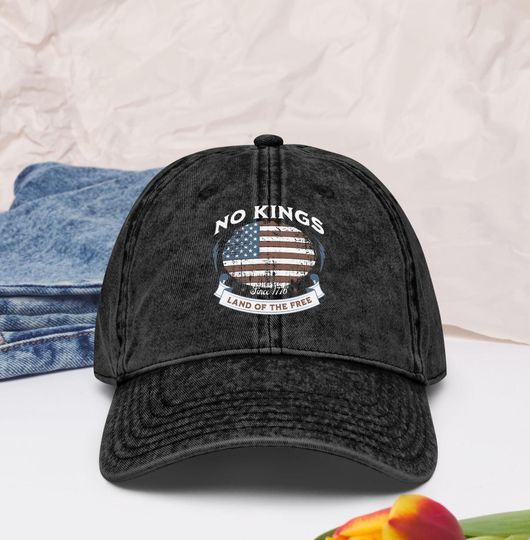 Discover No Kings in America hat,4th of July hat, Anti Trump Hat, Resistance Hat