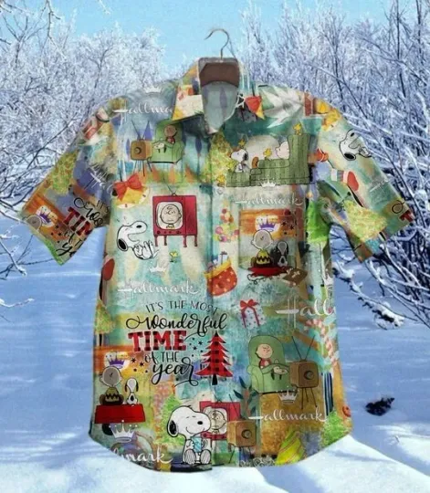 Discover Snoopy Hallmark Hawaiian Shirt