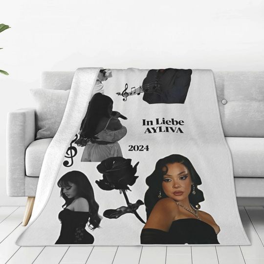 Discover Ayliva German Singer Collage Blanket
