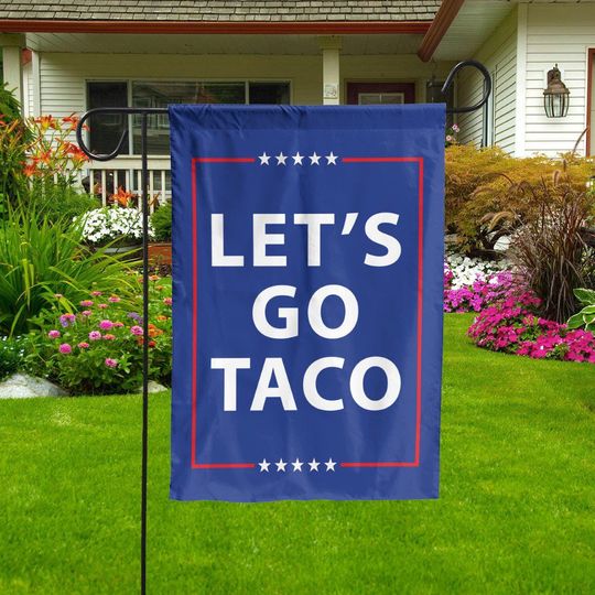 Discover Let's Go TACO Flag,Political Flag, Always Chickens Out, Protest Flag