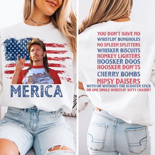 Discover Joe Dirt Merica 4th Of July T-Shirt | Independence Day | Joe Dirt Shirt | Merica | 4th Of July Shirt