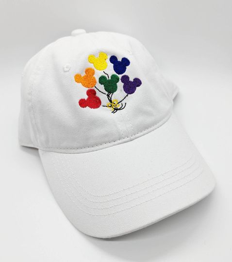 Discover Disneyyy Mickeyy Balloons Inspired Embroidered Cap