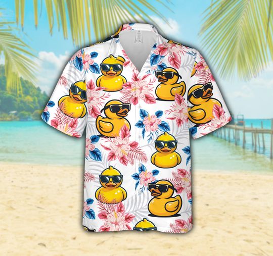 Discover Cool Rubber Duck Hawaiian Shirt