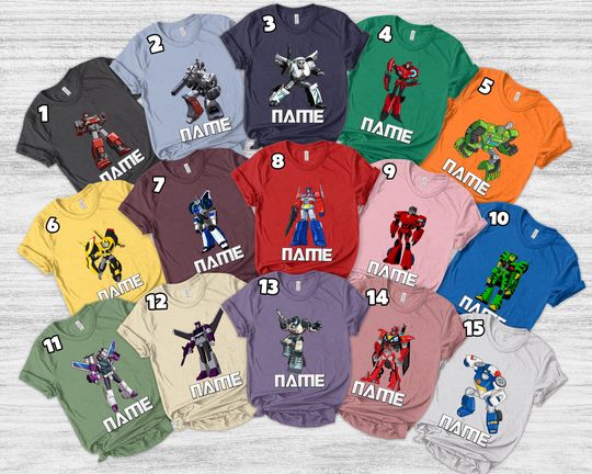 Discover Transformers Birthday Shirt, Transformers Birthday shirt, Transformers, Personalized Shirt