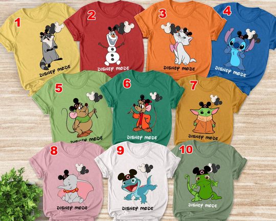 Discover Disneyyy Vacay Mode Shirt, Disneyyy Characters Shirt, Disneyyy Balloon Shirt