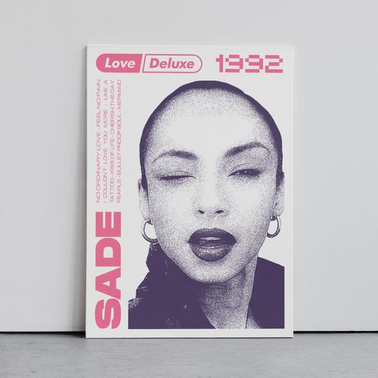 Discover Sade Adu Poster, Music Wall Art