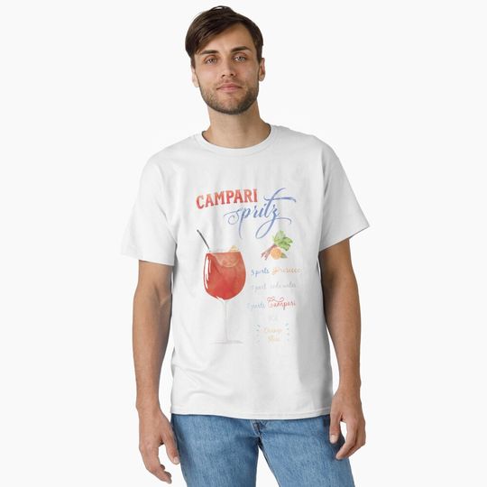 Discover Campari Spritz Aquarell Classic T-Shirt