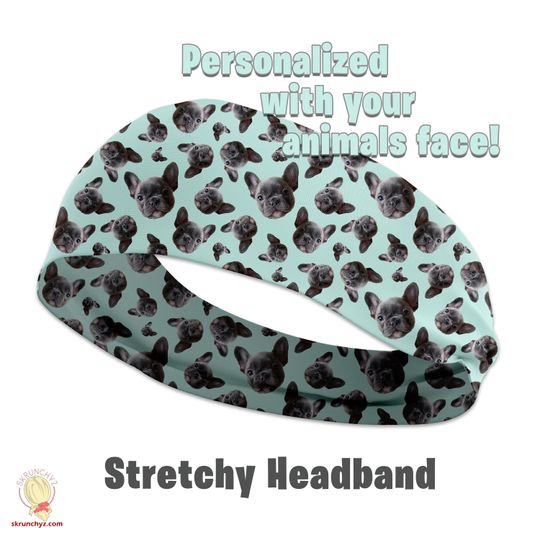 Discover Personalized Animal Faces Stretchy Headband, Funny Animal Faces Head Band Accessory