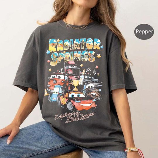 Discover Radiator Springs carss Movie Shirt, Lightningg McQueenn Shirt,