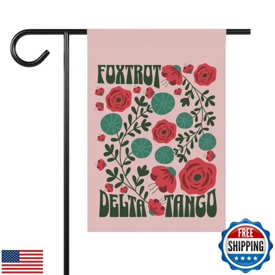 Discover JMEMFC FDT Anti Trump Flag- Flower Political Garden Flag - Small Flag 12x18 D