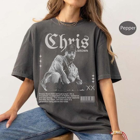 Discover Chris Brown Breezy Bowl XX Tour T-Shirt