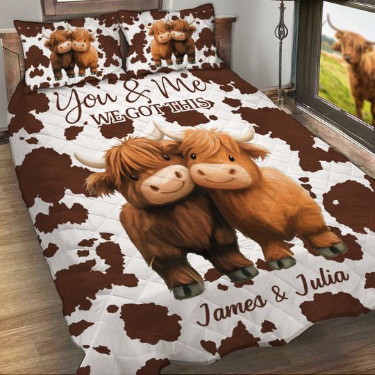 Discover You And Me We Got This - Personalized Quilt Set
