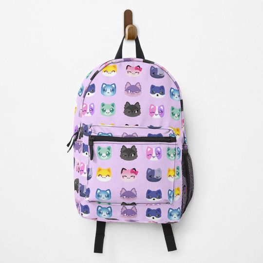 Discover Aphmau and Friends Meemeow Cat Pattern Version 2 Backpack