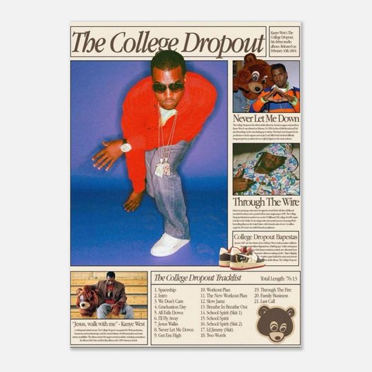 Discover The College Dropout Poster