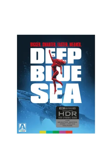 Discover Deep Blue Sea [New 4K UHD Blu-ray] Ltd Ed, Postcard, Poster, With Book, 4K Mas