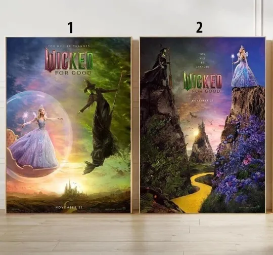 Discover NEW Wicked For Good, wicked 2 poster movie 2025