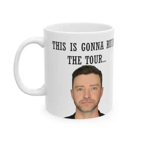 Discover Justin Timberlake Mugshot This Is Gonna Ruin The Tour Coffee Mug