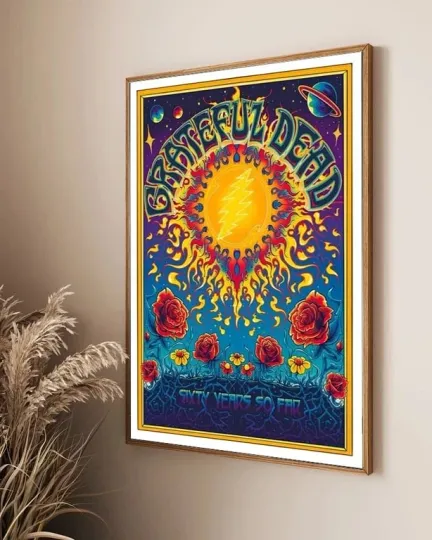Discover Grateful Dead Sixty Years So Far Tour 2025 Poster