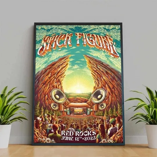 Discover Stick Figure Red Rocks Morrison CO Jun 12 2025 Poster