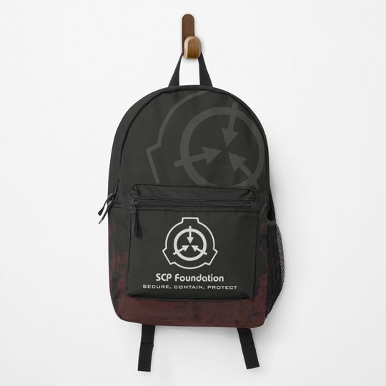Discover Secure Contain Protect SCP Foundation Emblem Backpack