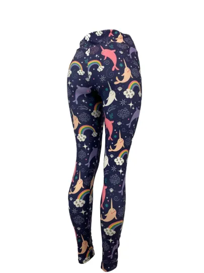 Discover Narwhals & Rainbows What Could Be Better Leggings
