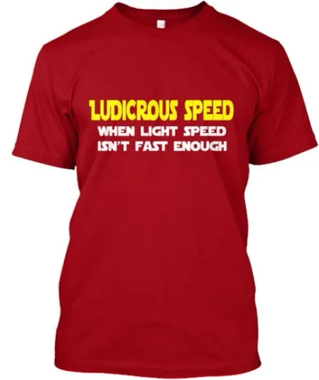 Discover Ludicrous Speed Spaceballs S T-Shirt Made in the USA Size S to 5XL