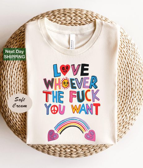 Discover Love Whoever the F.ck you want, LGBTQ Shirt, Pride Month Shirt, LGBT Shirt