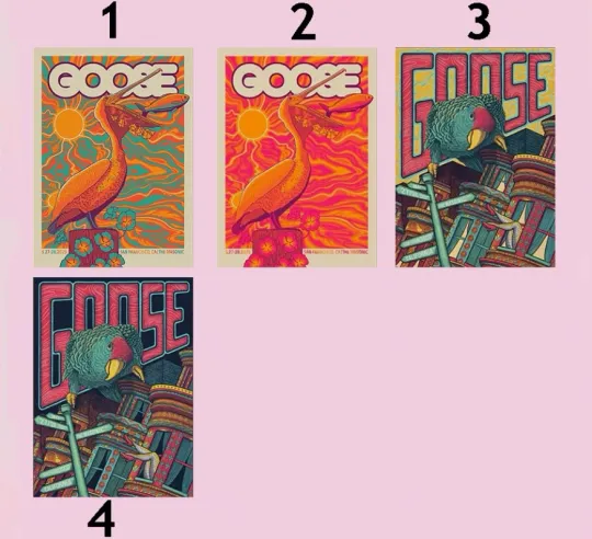 Discover ~HOT!~ Goose May 27-28 2025 Tour The Masonic San Francisco, CA Poster.