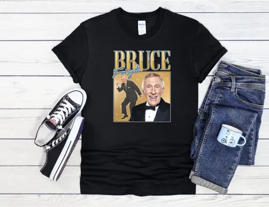 Discover Bruce Forsyth T-Shirt Iconic Retro Men Women Unisex Shirt