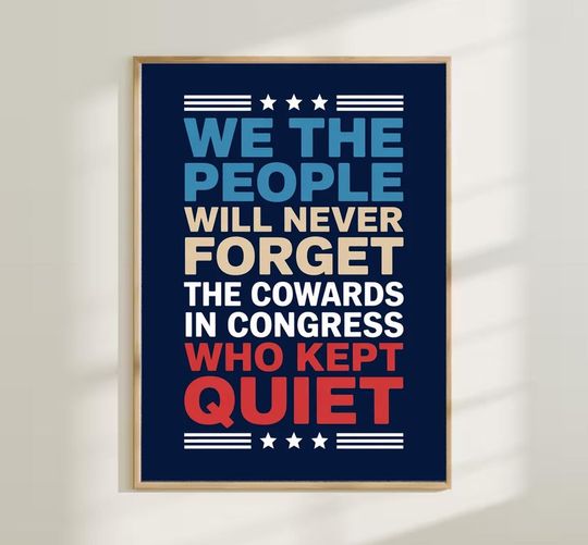 Discover We The People Will Never Forget Protest Sign